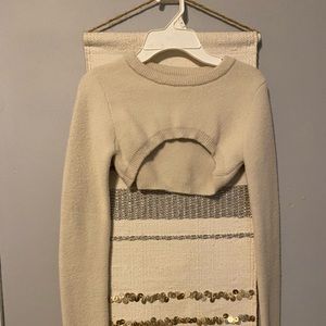 Super cropped Zara trendy sweater top